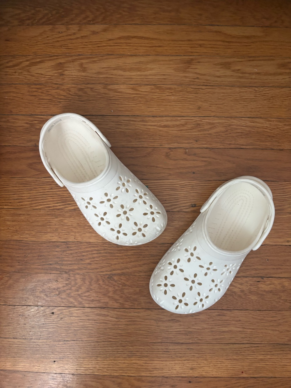 Floral Cut Out Crocs
